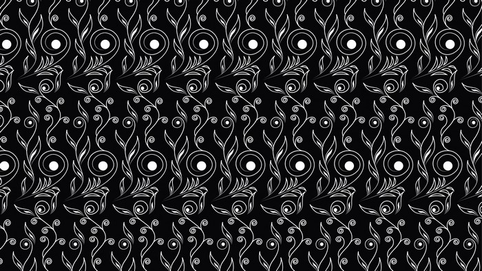 4K Vector Graphics Floral Pattern