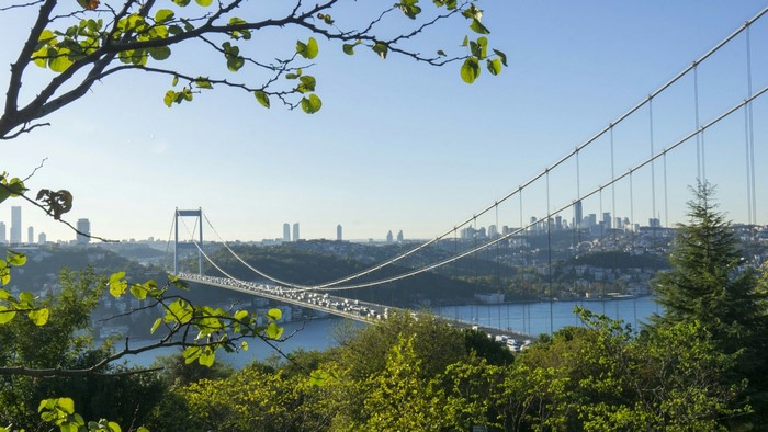 Fatih Sultan Mehmet Bridge over Bosphorus, Istanbul