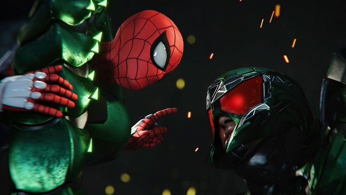 Spider-Man and Scorpion from Marvel's Spider-Man