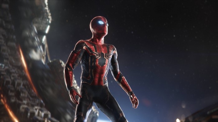 Spider-Man in the Iron Spider suit