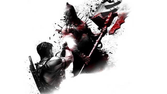 Resident Evil: The Mercenaries - Man fights monster with hammer