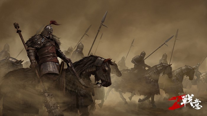 Conquerors Blade warriors on horseback in dust