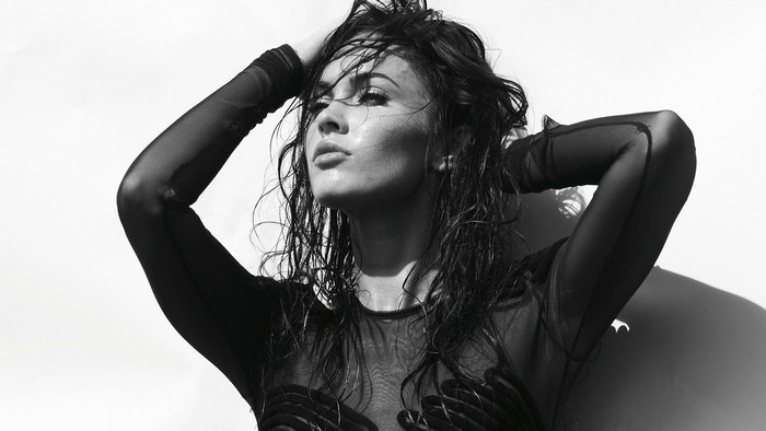 Megan Fox with wet hair