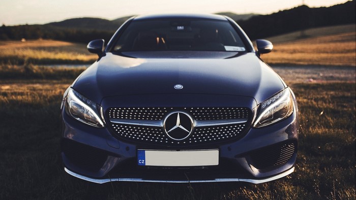 Mercedes-Benz CLS Class car parked outdoors