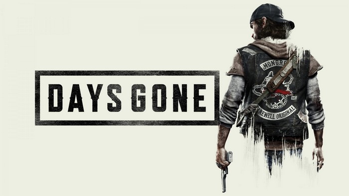 Days Gone game title with character