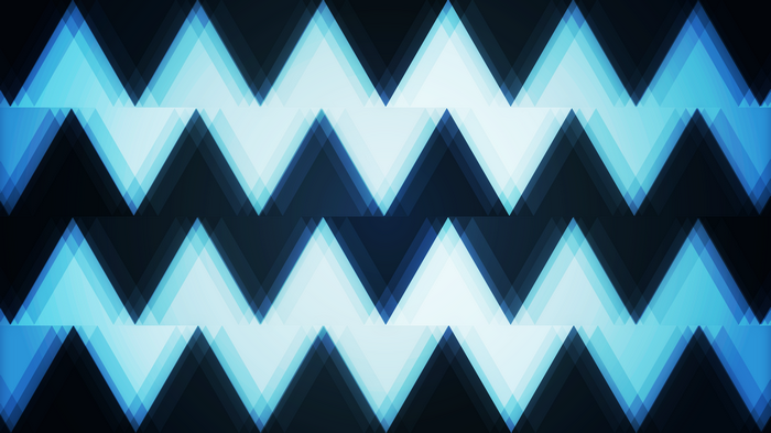 Neon Zigzag Pattern 4K