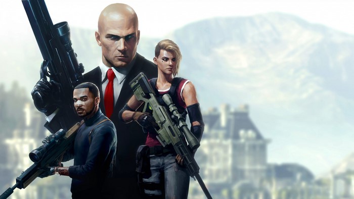 Agent 47 and allies from Hitman 2
