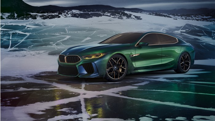 4K BMW M8 Concept on Ice