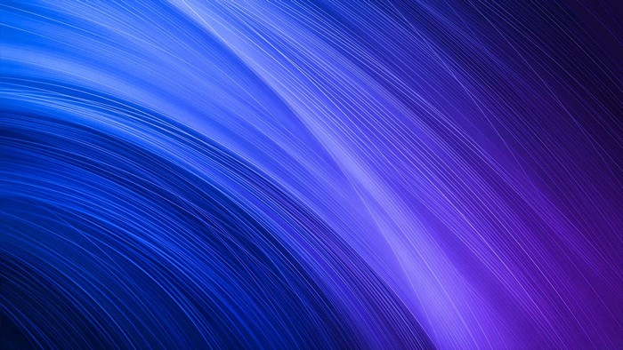 Abstract blue and purple light streaks