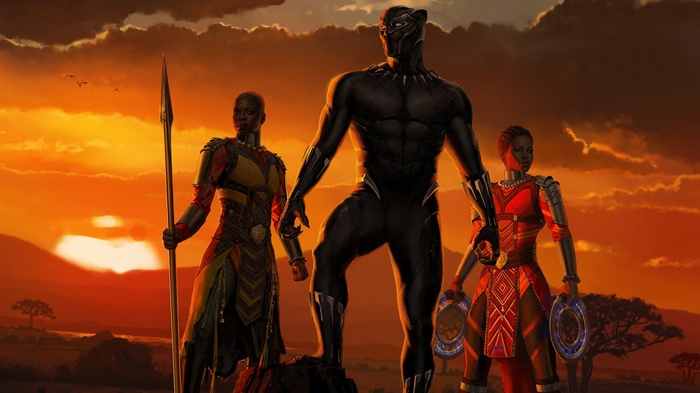 Black Panther and Dora Milaje in 4K Artwork