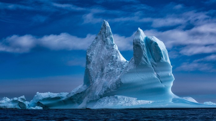 Majestic Iceberg in the Ocean