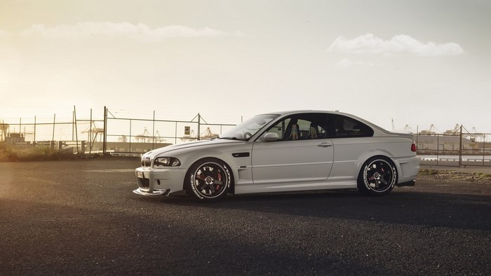 White BMW M3 Coupe