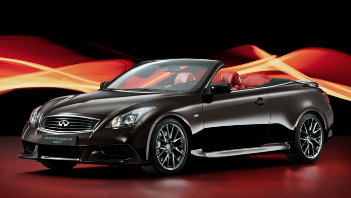 4K Infiniti Performance Line Concept Convertible