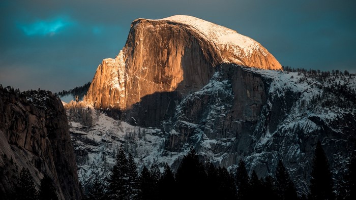 Half Dome mountain in Yosemite National Park