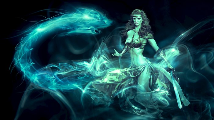 4K Girl with a Dragon Spirit