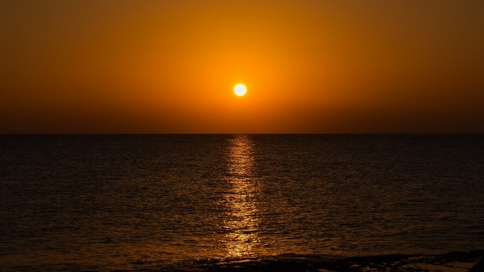 4K Sunset Over the Ocean