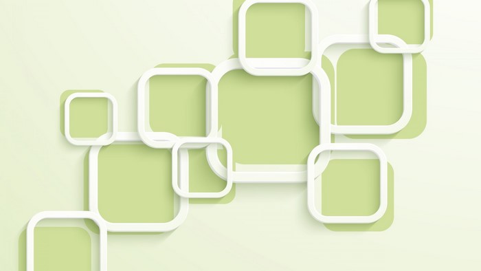 Abstract rounded squares pattern