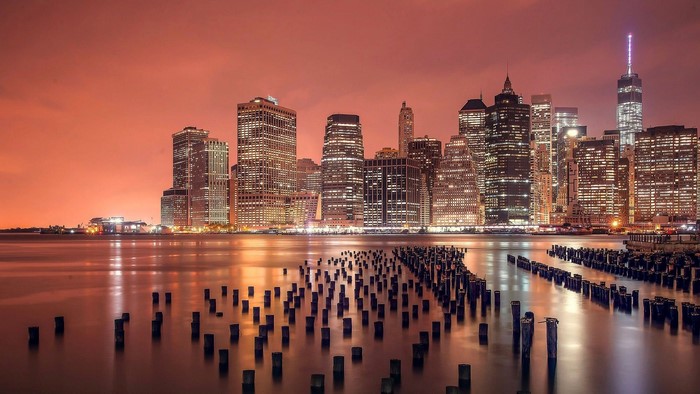 New York City Skyline at Dusk
