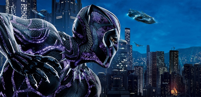 Black Panther in Wakanda City