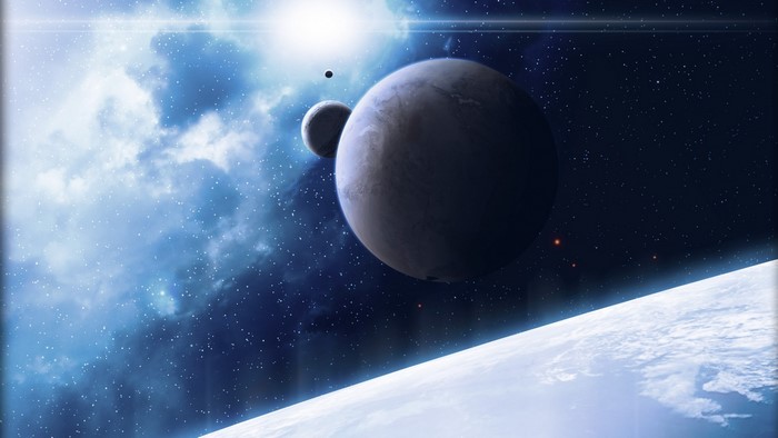Planets and stars in deep space