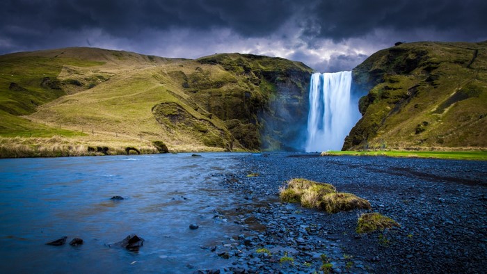 Skogafoss Waterfall in Iceland