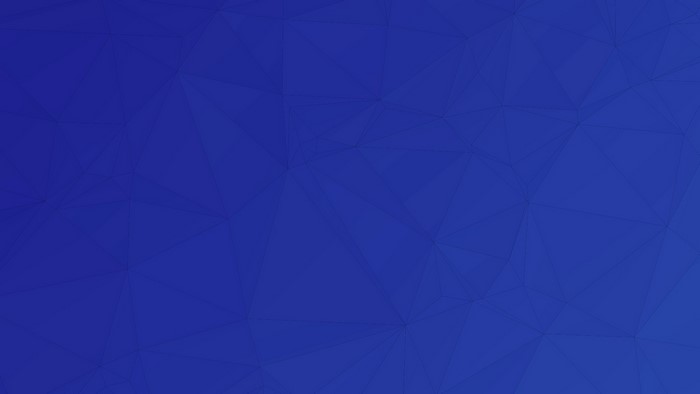 Blue Geometric Triangles Pattern