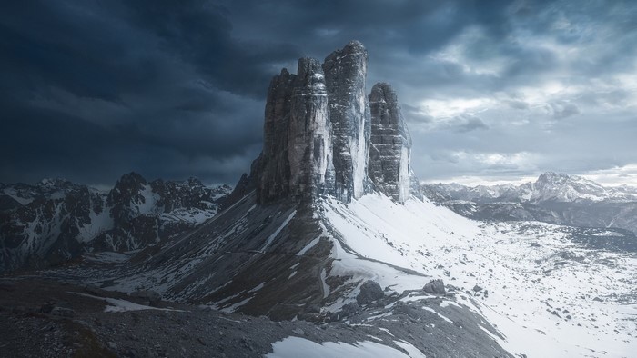 Tre Cime di Lavaredo in the Dolomites