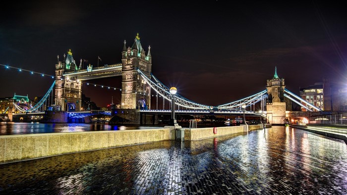 Tower Bridge at Night, London