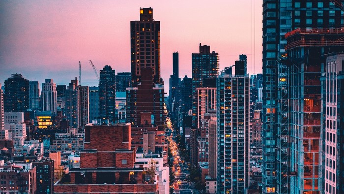 New York City Skyline at Dusk