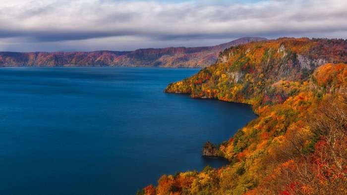 Lake Towada in Autumn, Japan