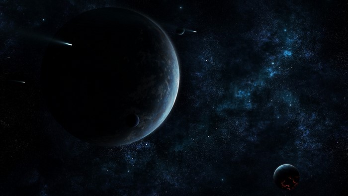Planets and comets in deep space