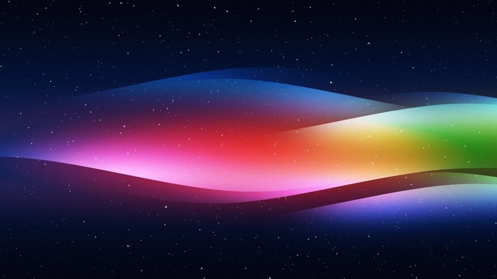 Spectrum Wave Abstract Art