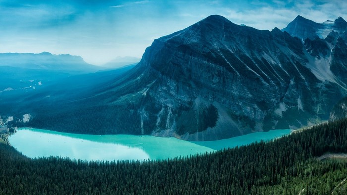 Lake Louise and Victoria Glacier, Banff National Park, Canada