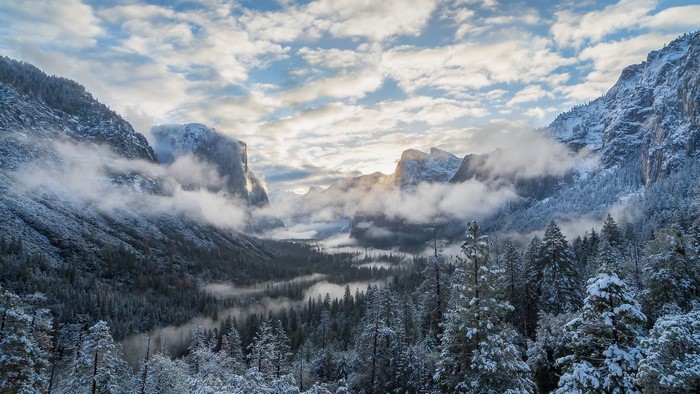 Yosemite National Park in Winter