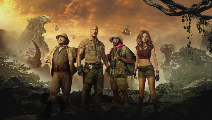 5K, Dwayne Johnson, Karen Gillan, Kevin Hart, Jumanji: Welcome to the ...