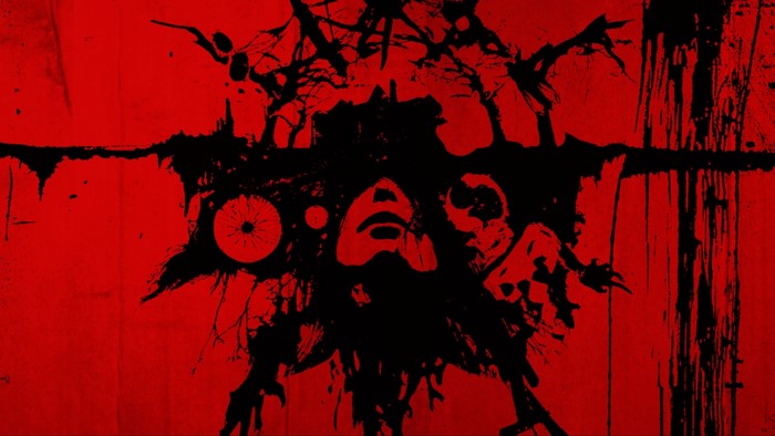 Resident Evil 7 Black and Red Abstract Art