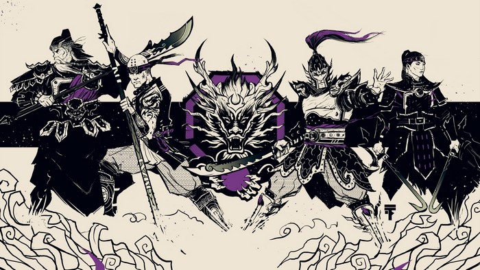 For Honor characters with dragon emblem