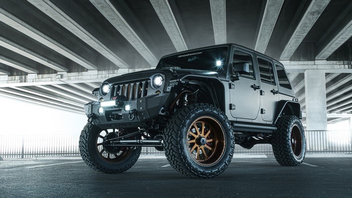 Black Jeep Wrangler Unlimited Nighthawk