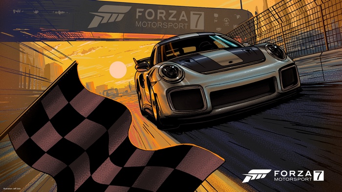 Forza Motorsport 7 Porsche 911 GT2 RS Chequered Flag