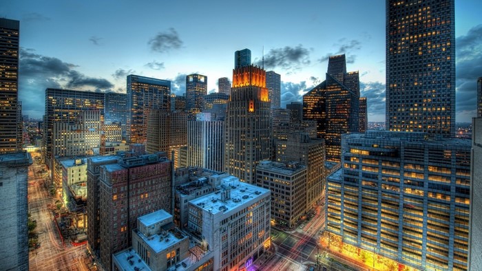 Houston Skyline at Dusk