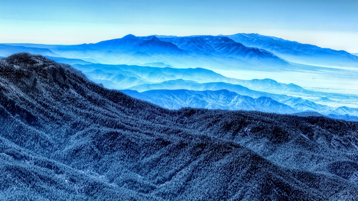 Blue Mountains with Fog