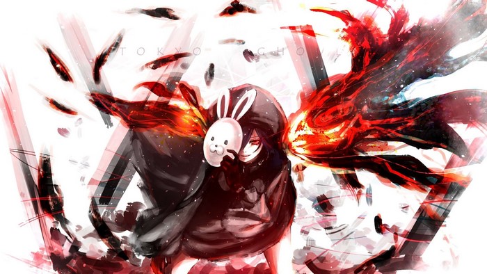 Kaneki Ken from Tokyo Ghoul with Kagune