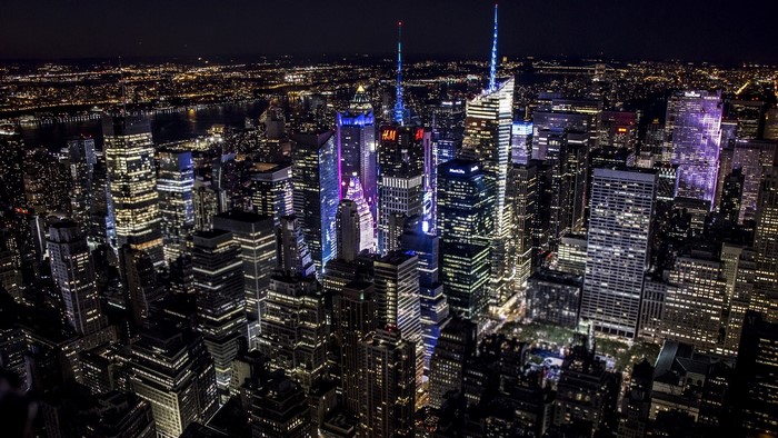 New York City Skyline at Night