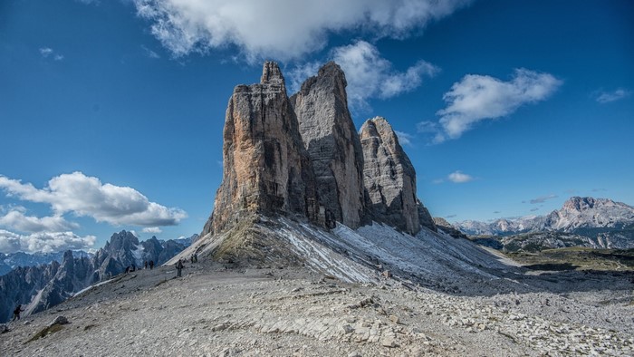 Tre Cime di Lavaredo in the Dolomites