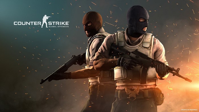Counter Strike Global Offensive characters with guns
