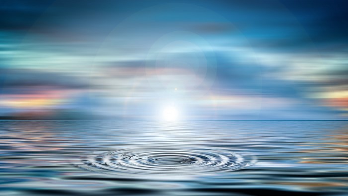 4K Sea with Ripples