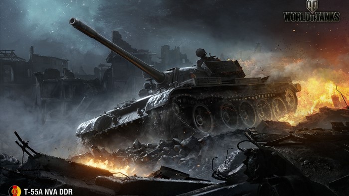 T-55A NVA DDR tank in World of Tanks