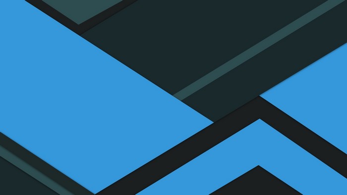 Abstract geometric shapes with blue and dark gray colors