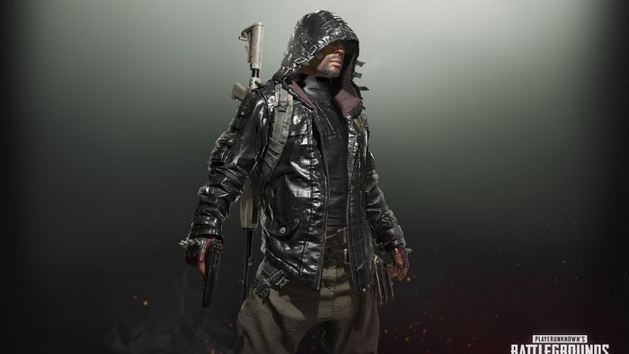 PlayerUnknown's Battlegrounds character with guns