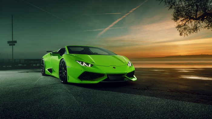 4K Lamborghini Huracan Spyder